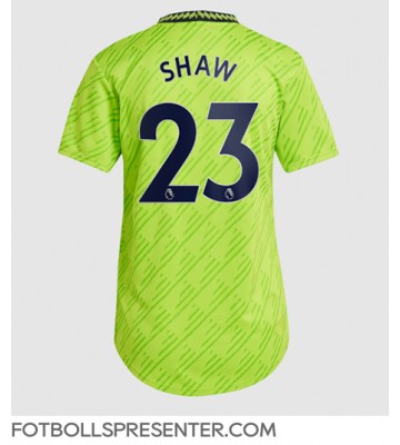 Manchester United Luke Shaw #23 Tredje Matchtröja Dam 2022-23 Kortärmad
